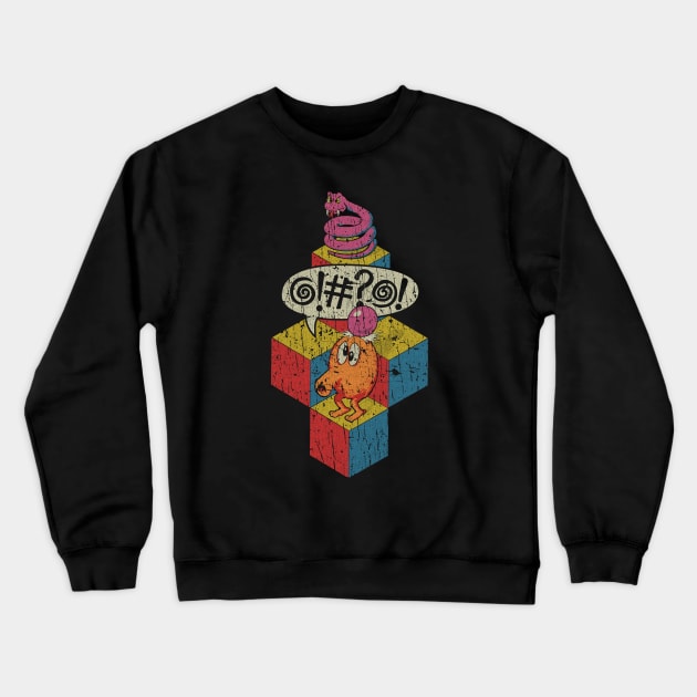 RETRO STYLE -Qbert 70s Crewneck Sweatshirt by MZ212